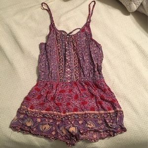 Purple romper